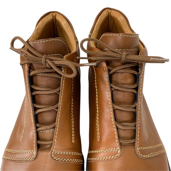 Birkenstock Pescara Brown Laced Ankle Boot Footprints Collection 39 US 8 - Picture 13 of 13